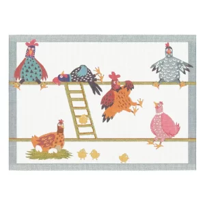 13 Hen house placemat