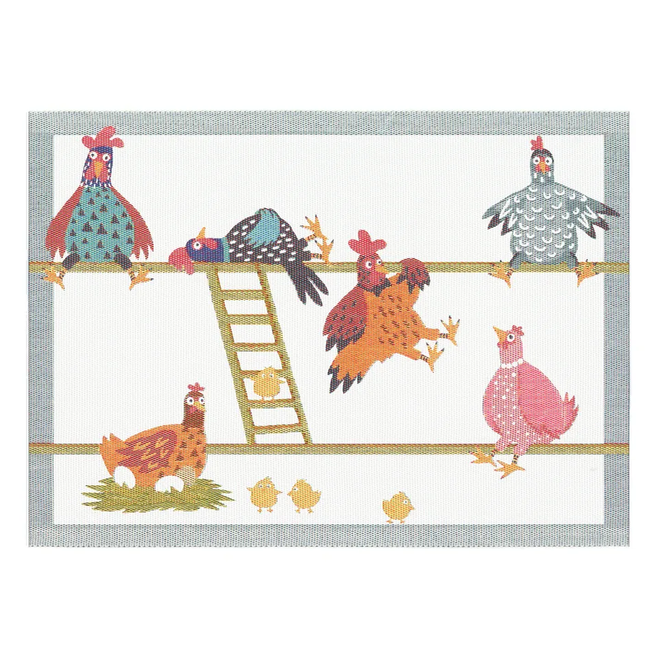 Hen house placemat